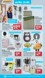Gazetka promocyjna Aldi Nord - Von Montag - Gazetka - ważna od 31.05 do 31.05.2025 - strona 16 - produkty: aldi, ambia, Augenmaske, Becher, bett, Betten, bettwäsche, beutel, buch, bürste, bürsten, Crofton, decke, dell, edelstahl, eis, elle, ente, Gästebett, Intel, isolierbecher, kerze, Kinder, kissen, Maske, Mode, ndk, Plüsch, reis, Ria, rwe, sac, Schal, Schale, Steppdecke, Ti