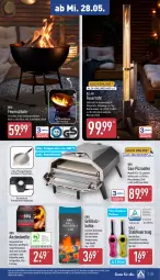 Gazetka promocyjna Aldi Nord - Von Montag - Gazetka - ważna od 31.05 do 31.05.2025 - strona 23 - produkty: aldi, auer, beutel, dell, edelstahl, eis, elle, feuerschale, Feuerzeug, grill, grillholzkohle, Holz, holzkohle, Holzpellets, Kamin, lamm, LG, Mode, natur, ndk, Ofen, Pellets, pizza, Pizzaofen, reis, rwe, Schal, Schale, schlauch, Ti, wolle