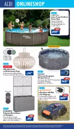Gazetka promocyjna Aldi Nord - Von Montag - Gazetka - ważna od 31.05 do 31.05.2025 - strona 32 - produkty: akku, blume, blumen, eis, Leuchte, mähroboter, ndk, pool, rasen, reis, Schal, Schale, senf, Sport, Ti, tisch, wasser, Whirlpool