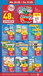 Gazetka promocyjna Aldi Nord - Von Montag - Gazetka - ważna od 31.05 do 31.05.2025 - strona 7 - produkty: aufstrich, Becher, brot, brotaufstrich, butter, creme, dip, eis, eiskaffee, finesse, flasche, frischkäse, gin, herta, herta finesse, kaffee, Käse, kerrygold, kiri, landkäse, landliebe, meggle, milch, natur, ndk, rama, rama cremefine, salakis, salz, schafskäse, starbucks, Streichzart, Ti, ZTE