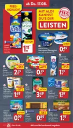 Gazetka promocyjna Aldi Nord - Von Montag - Gazetka - ważna od 19.08 do 19.08.2023 - strona 22 - produkty: aldi, almare, alpro, angebot, angebote, auer, bärenmarke, Becher, creme, dressing, ehrmann, eis, eistee, elle, fisch, fleisch, frische milch, Garten, instantkaffee, jacobs, joghur, joghurt, kaffee, Käse, knoblauch, kokos, leibniz, Loose, mascarpone, milch, mit gemüse, natur, obst, obstgarten, pfanne, Pfanner, quäse, rahmjoghurt, reis, rind, rindfleisch, Sauermilchkäse, schoko, schokolade, Skyr, soja, Sucuk, tee, teller, thunfisch, Ti, weihenstephan, wurst