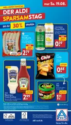 Gazetka promocyjna Aldi Nord - Von Montag - Gazetka - ważna od 19.08 do 19.08.2023 - strona 31 - produkty: aldi, alkohol, auto, beutel, dip, eis, flasche, für grill und pfanne, gin, grill, grill und pfanne, heinz, ketchup, kracher, LG, magazin, mayonnaise, papier, pfanne, pils, pilsener, radler, reis, telefon, Ti, tortilla, tortillas, und pfanne, Yo, ZTE