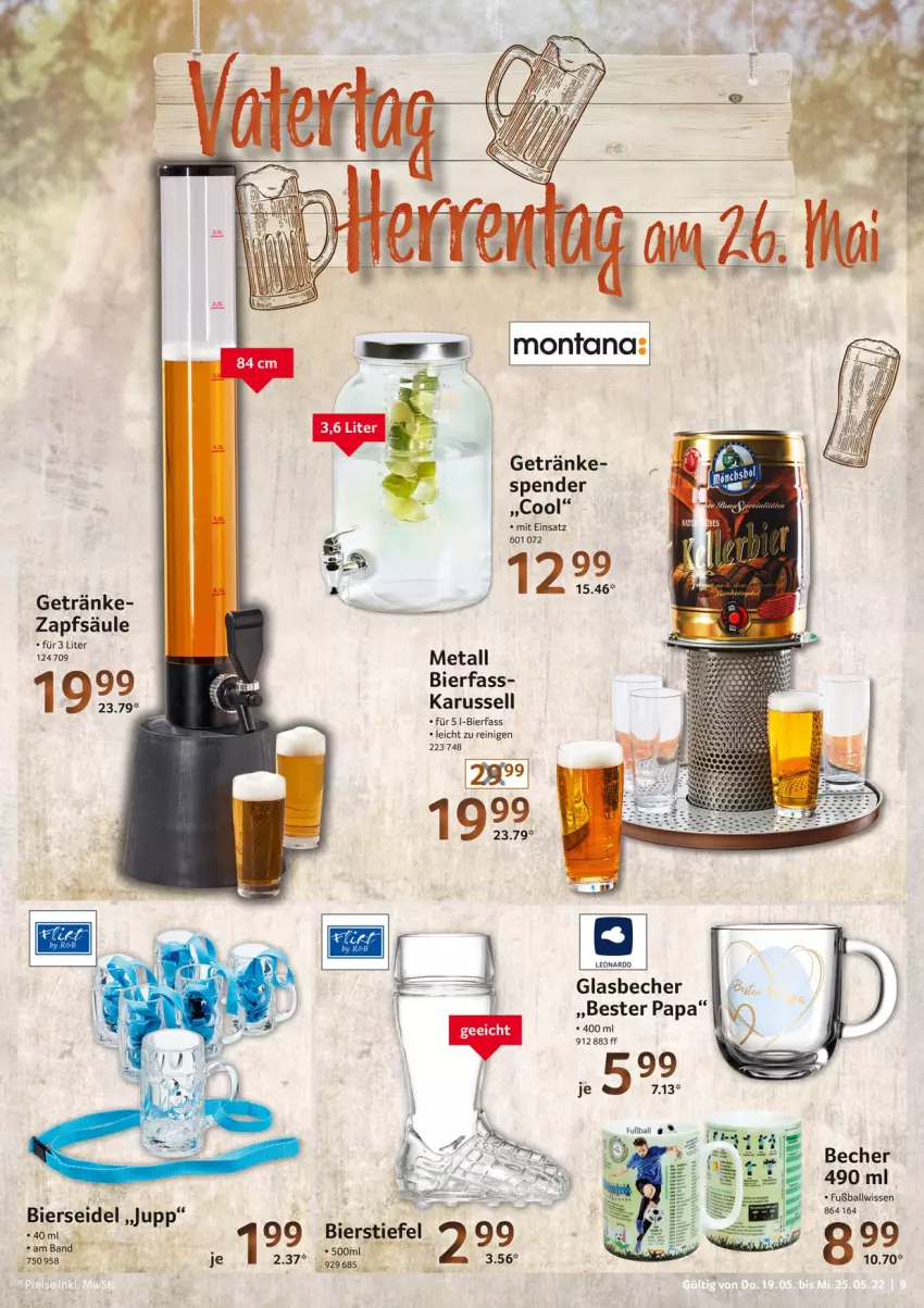 Aktueller Prospekt Selgros - Nonfood - von 19.05 bis 25.05.2022 - strona 9 - produkty: ball, Becher, bier, Fußball, getränk, getränke, Glasbecher, montana, tee