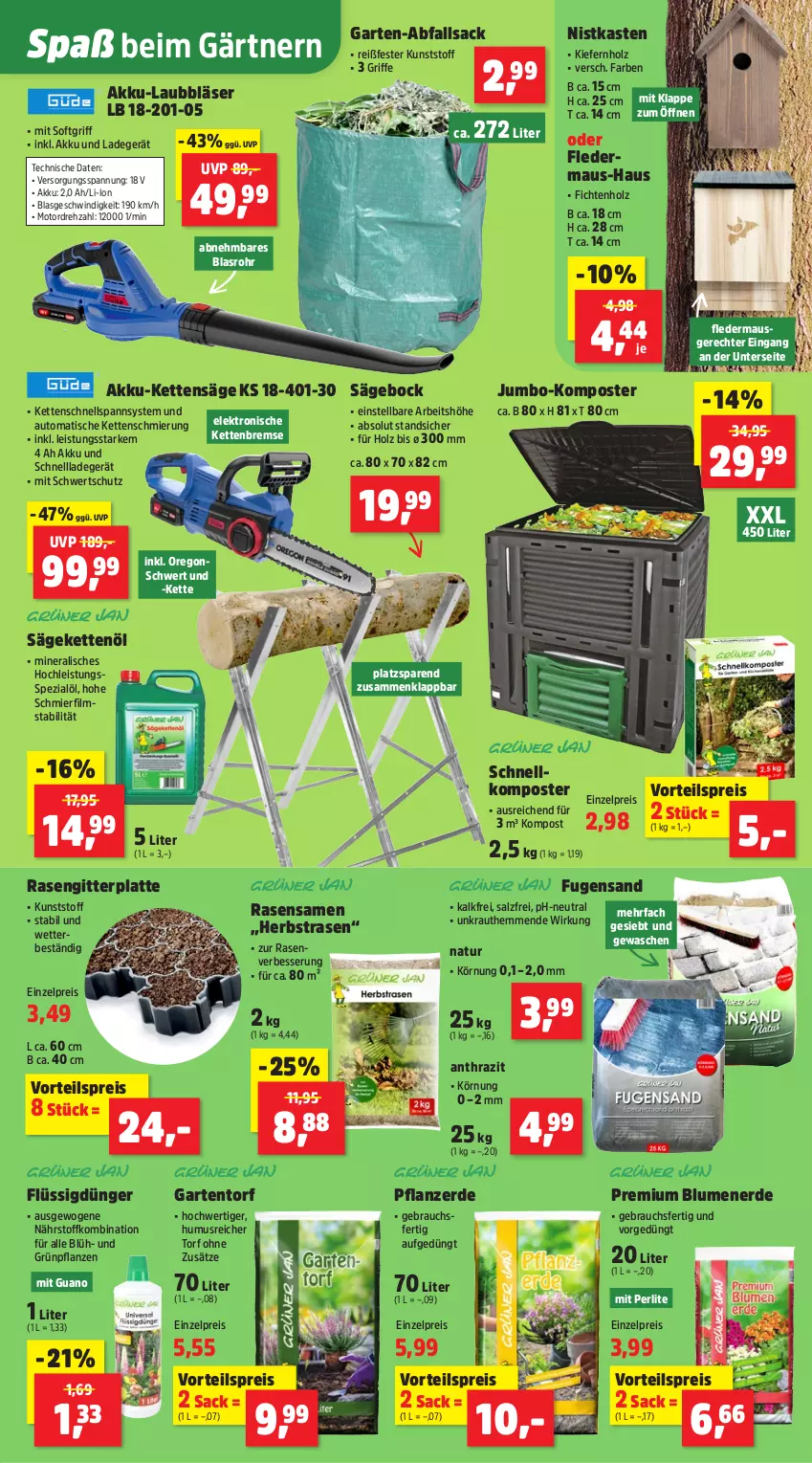 Aktueller Prospekt Thomas Philipps - von 01.09 bis 06.09.2025 - strona 3 - produkty: akku, auto, blume, blumen, blumenerde, dünger, eis, Elektro, erde, flüssigdünger, Garten, Grünpflanzen, Holz, jumbo, Kette, Komposter, Kraut, ladegerät, latte, Maus, natur, pflanze, pflanzen, pflanzerde, rasen, rasensamen, Rauch, reis, sac, säge, salz, schnellladegerät, Spezi, Ti, tisch, vorteilspreis