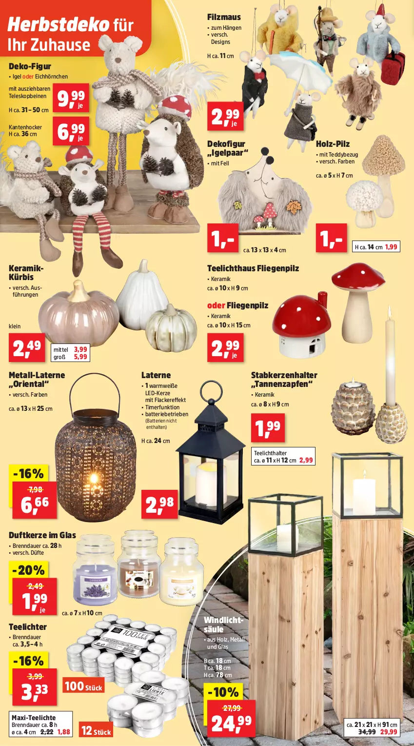 Aktueller Prospekt Thomas Philipps - von 01.09 bis 06.09.2025 - strona 6 - produkty: auer, batterie, batterien, Dekofigur, Duftkerze, hocker, Holz, hörnchen, Kantenhocker, kerze, Kerzenhalter, Kürbis, lack, Lacke, laterne, LED-Kerze, Liege, Maus, Stabkerze, Stabkerzenhalter, tee, Teelicht, teelichte, teelichthalter, Teleskop, Ti, timer, windlicht