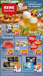 Gazetka promocyjna Rewe - Prospekte - Gazetka - ważna od 22.06 do 22.06.2024 - strona 1 - produkty: aktionspreis, angebot, angebote, aufstrich, Becher, bio, bourbon, bourbon vanille, braten, braun, brot, brotaufstrich, champignon, champignons, chips, cola, coupon, decke, eis, fleisch, gulasch, jungbullen, krombache, krombacher, mövenpick, Popp, reis, rind, rinder, rinder-rouladen, ritter, ritter sport, rouladen, Schal, Schale, schoko, schokolade, Sport, telefon, Ti, top-angebot, uhr, vanille