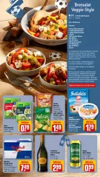 Gazetka promocyjna Rewe - Prospekte - Gazetka - ważna od 22.06 do 22.06.2024 - strona 5 - produkty: auer, balsam, balsamico, Bau, Bauer, bier, Biere, brot, cherrytomaten, cracker, drink, energy drink, feta, frizzante, gösser, grüne oliven, gurke, Käse, knoblauch, knorr, La Gioiosa, lorenz, natur, natur radler, natura, olive, oliven, olivenöl, paprika, pfeffer, radler, red bull, reifen, rezept, rezepte, rosmarin, salakis, salat, saltletts, salz, schafskäse, schüssel, Ti, toast, tomate, tomaten, veggie, würfel, zucker