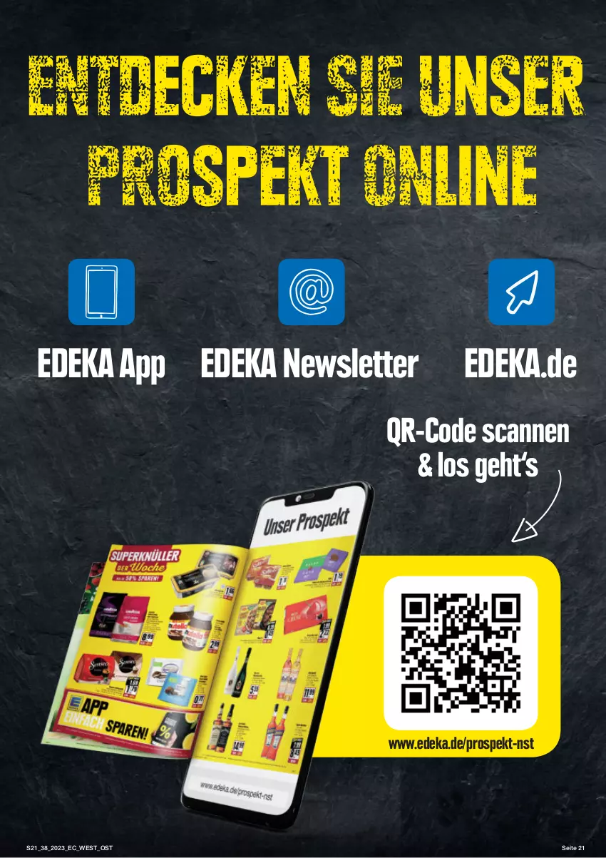 Aktueller Prospekt Edeka - Angebote der Woche - von 18.09 bis 23.09.2023 - strona 21 - produkty: deka