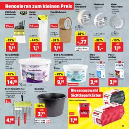 Gazetka promocyjna Thomas Philipps - Gazetka - ważna od 05.10 do 05.10.2024 - strona 11 - produkty: Bad, Bau, Beba, braun, creme, decke, eis, Farbroller, fassadenfarbe, küche, Küchen, leine, LG, Pinsel, reiniger, reis, Roller, Ti, Universalverdünner