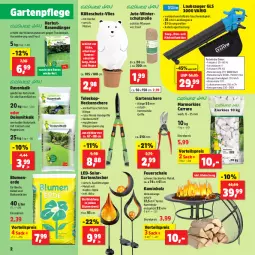 Gazetka promocyjna Thomas Philipps - Gazetka - ważna od 05.10 do 05.10.2024 - strona 2 - produkty: akku, blume, blumen, blumenerde, Calcium, dünger, eis, elle, erde, feuerschale, Garten, Gartenschere, heckenschere, Holz, Kamin, Kaminholz, kraft, lack, Laubsauger, mac, magnesium, natur, pflanze, pflanzen, rasen, rasendünger, reis, Ria, sac, Schal, Schale, Schere, senf, Teleskop, Ti, vorteilspreis, Winterschutz