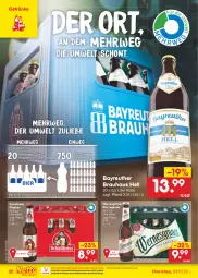 Gazetka promocyjna Netto Marken-Discount - Filial-Angebote - Gazetka - ważna od 08.10 do 08.10.2022 - strona 20 - produkty: bestpreis, eis, flasche, getränk, getränke, glasflasche, ndk, pils, pilsener, reis, rwe, sac, Schultheiss, Ti, versandkostenfrei