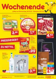 Gazetka promocyjna Netto Marken-Discount - Filial-Angebote - Gazetka - ważna od 08.10 do 08.10.2022 - strona 29 - produkty: Alwa, angebot, aufstrich, bestpreis, bohne, bohnen, brot, brotaufstrich, chips, coppenrath, crunchips, eis, flasche, glasflasche, kaffee, kaffeebohnen, kerrygold, kerrygold extra, lavazza, lorenz, lorenz crunchips, Meister, mineralwasser, Popp, reis, reiss, salz, Spreequell, Ti, torte, wasser, ZTE