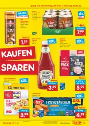 Gazetka promocyjna Netto Marken-Discount - Filial-Angebote - Gazetka - ważna od 08.10 do 08.10.2022 - strona 33 - produkty: angebot, Bad, bestpreis, eintopf, eis, fertiggericht, filet, filets, fisch, fischstäbchen, frosta, gewürz, gewürzsalz, hawesta, heinz, ketchup, reis, salz, thunfisch, thunfisch filets, Ti, tomate, tomaten, tomaten ketchup, topf, ZTE