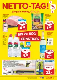 Gazetka promocyjna Netto Marken-Discount - Filial-Angebote - Gazetka - ważna od 08.10 do 08.10.2022 - strona 39 - produkty: angebot, bestpreis, dornfelder, eis, elle, ente, fisch, frucht, früchte, früchten, Käse, käsescheiben, kerrygold, mac, meeresfrüchte, messer, mit frucht, Müller, pasta, qualitätswein, rasierer, reis, schwein, schweine, tee, Ti, volvic, wasser, wein, weine, Weißwein, ZTE