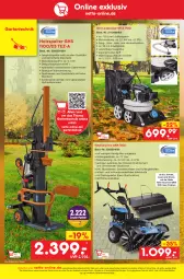 Gazetka promocyjna Netto Marken-Discount - Filial-Angebote - Gazetka - ważna od 08.10 do 08.10.2022 - strona 44 - produkty: angebot, Bau, Behälter, bestpreis, Brei, bürste, eis, ente, Garten, Holz, Holzspalter, Laubsauger, messer, ndk, reis, ring, sac, schlauch, Spezi, Ti, versandkostenfrei, wein, ZTE