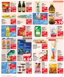 Gazetka promocyjna Kaufland - Prospekt - Gazetka - ważna od 02.08 do 02.08.2023 - strona 15 - produkty: ACC, angebot, angebote, aufstrich, bahlsen, beutel, bio, Bio-Olivenöl, blume, blumen, blumenöl, braten, brot, brotaufstrich, cerealien, comtess, comtess kuchen, eis, essig, ferrero, Ferrero Rocher, filet, filets, fisch, flakes, followfish, frucht, früchte, geback, gelierzucker, gin, hengstenberg, Hengstenberg Altmeister, hero, honig, hörnchen, kaffee, keimöl, konfitüre, konfitüre extra, korn, kräuter, kuchen, mac, maggi, mais, mandel, mayonnaise, mazola, Meister, milch, mövenpick, mövenpick kaffee, natur, nippon, nudel, nudeln, oder kräuter, olive, oliven, olivenöl, perlen, raffaello, reis, remoulade, saft, sandwich, sauce, schoko, schokolade, senf, sesam, Sesamstangen, snack, snacks, sonnenblume, sonnenblumen, sonnenblumenöl, spaghetti, südzucker, süsswaren, thomy, thunfisch, Ti, toast, Toastbrot, toblerone, vita, Weiße Schokolade, Yo, zucker