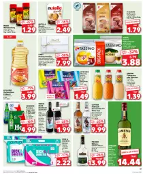 Gazetka promocyjna Kaufland - Prospekt - Gazetka - ważna od 02.08 do 02.08.2023 - strona 23 - produkty: angebot, angebote, beere, beeren, Birnen, Cap, captain morgan, creme, dornfelder, eis, fleisch, Frittieröl, frucht, fruchtsaft, getränk, gin, granini, heineken, irish whiskey, jacobs, jacobs tassimo, jameson, kaffee, kaffee-kapseln, kaffeepads, Käse, keks, kekse, küche, Küchen, küchentücher, lindt, maggi, mandel, marzipan, Nektar, Nuance, nuss, nuss-nugat-creme, nutella, pasta, pircher, qualitätswein, rotwein, rum, saft, sim, südtiroler, tasse, tassimo, Ti, Trüffel, tücher, wein, whiskey, white rum