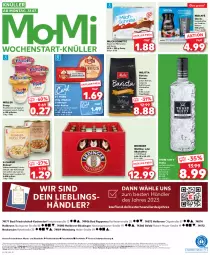 Gazetka promocyjna Kaufland - Prospekt - Gazetka - ważna od 02.08 do 02.08.2023 - strona 24 - produkty: alkohol, angebot, angebote, Astra, Bad, Becher, beutel, bier, bio, bohne, bohnen, burger, café au lait, caffè crema, creme, drucker, eintopf, eis, Engel, erde, erdinger, feinkost, feinkosttheke, fisch, fischtheke, fleisch, froop, frucht, Fruchtmark, honig, hühner, instantkaffee, joghur, joghurt, kaffee, Käse, käsetheke, kerze, LG, Limburger, linsen, mac, melitta, milch, milch-schnitte, Müller, müller froop, Nescafé, nudel, Rubius, snack, St. Mang, Three Sixty, Ti, topf, vodka, wein, wurst, ZTE