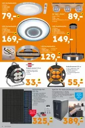 Gazetka promocyjna  - Gazetka - ważna od 29.11 do 29.11.2025 - strona 6 - produkty: decke, deckenleuchte, dell, eis, elle, fernbedienung, Holz, Kabeltrommel, kraft, LED Deckenleuchte, LED Pendelleuchte, Leuchte, Pendelleuchte, rwe, Schal, trommel, überhitzungsschutz