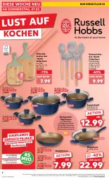 Gazetka promocyjna Kaufland - Extra-Angebote - Gazetka - ważna od 13.03 do 13.03.2024 - strona 6 - produkty: angebot, angebote, aust, bratpfanne, decke, Deckel, geschirr, Glasdeckel, herdarten, Holz, küche, Küchen, Küchenhelfer, pfanne, pfannen, Pfau, schneidebrett, suppe, suppen, Ti, wok, ZTE