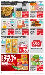 Gazetka promocyjna Kaufland - Prospekt - Gazetka - ważna od 21.02 do 21.02.2024 - strona 16 - produkty: angebot, auer, bockwurst, braten, brustfilet, chili, eis, filet, fisch, fleisch, garnelen, Geflügel, gewürz, grill, Grillspieße, gutfried, hackfleisch, hähnchenschenkel, henkel, Kalbfleisch, Käse, knoblauch, kräuter, küche, Küchen, leberwurst, marinade, mit kalbfleisch, natur, purland, pute, Putenhackfleisch, rezept, rezepte, schenkel, steak, steaks, Ti, wurst, wurst in selbstbedienung, ZTE