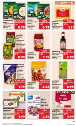 Gazetka promocyjna Kaufland - Prospekt - Gazetka - ważna od 21.02 do 21.02.2024 - strona 19 - produkty: angebot, angebote, Berger, beutel, blume, blumen, brot, caffè crema, Cashew, classico, Datteln, eier, eiernudeln, elle, feinschmecker, gaggli, hafer, haselnuss, homann, kaffee, kaffeepads, kikkoman, knorr, kölln, Kürbis, lavazza, mac, mandel, mandeln, mestemacher, natur, nudel, nudeln, nuss, paprika, peperoni, Peroni, pfeffer, pfefferonen, porridge, sauce, seeberger, soja, sojasauce, sonnenblume, sonnenblumen, Sonnenblumenkerne, suppe, Sushi, teller, Ti, walnuss, walnusskerne