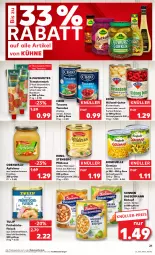 Gazetka promocyjna Kaufland - Prospekt - Gazetka - ważna od 21.02 do 21.02.2024 - strona 21 - produkty: angebot, angebote, apfel, apfelmus, auer, basilikum, Bau, bohne, bohnen, bonduelle, brot, cirio, eintopf, eis, elle, erbsen, fleisch, früchte, früchten, frühstücksfleisch, hengstenberg, hülsenfrüchte, kichererbsen, Kraut, Kühne, linsen, odenwald, Sauerkraut, schwein, schweine, schweinefleisch, senf, Ti, tomate, tomaten, tomatenmark, topf, tulip, wein, weine, Weinsauerkraut