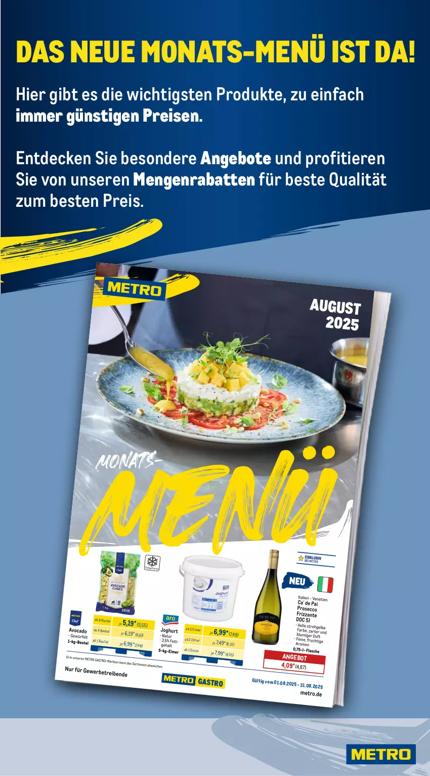 Aktueller Prospekt Metro - App Deals - von 04.08 bis 09.08.2025 - strona 3 - produkty: angebot, angebote, decke, eis, reis, Ti, Tiere