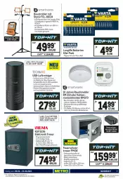 Gazetka promocyjna Metro - NonFood - Gazetka - ważna od 31.03 do 31.03.2021 - strona 7 - produkty: aust, batterie, batterien, Bau, din a4, eis, Elektro, elle, ente, erde, longlife, Luftreiniger, Rauch, reiniger, reis, teller, Ti, usb