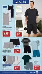 Gazetka promocyjna Aldi Nord - Von Montag - Gazetka - ważna od 09.08 do 09.08.2025 - strona 21 - produkty: Bau, baumwolle, bett, eis, Elan, garnitur, hemd, hemden, Pants, Pyjama, reine baumwolle, Retropants, Ria, rwe, shorts, socken, Ti, Unterhemd, unterhemden, up2fashion, wolle
