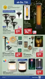 Gazetka promocyjna Aldi Nord - Von Montag - Gazetka - ważna od 09.08 do 09.08.2025 - strona 23 - produkty: akku, auer, auto, Dekoleuchte, dell, elle, Garten, gin, Hängeleuchte, lamm, leds, Leuchte, leuchten, Mode, reifen, Ria, rwe, solarleuchte, Ti, tragegriff, usb, ZTE