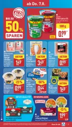 Gazetka promocyjna Aldi Nord - Von Montag - Gazetka - ważna od 09.08 do 09.08.2025 - strona 29 - produkty: aufstrich, Becher, beutel, brot, brotaufstrich, burger, butter, eis, fleisch, fleischwurst, gin, joghur, joghurt, joghurt mit der ecke, Käse, käsetheke, LG, Limburger, maultaschen, Müller, natur, schinken, spargel, spargelschinken, Tasche, taschen, Ti, wurst, ZTE