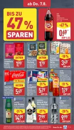 Gazetka promocyjna Aldi Nord - Von Montag - Gazetka - ważna od 09.08 do 09.08.2025 - strona 31 - produkty: batida, batida de côco, beutel, coca-cola, cola, drink, eis, eistee, elle, erde, flasche, frucht, früchte, gin, grevensteiner, irish whiskey, jameson, kokos, likör, lipton, mangaroca, moser, Moser Roth, natur, nuss, red bull, schoko, steiner, tee, teller, Three Sixty, Ti, vita, Vita C, vodka, whiskey, ZTE, zucker