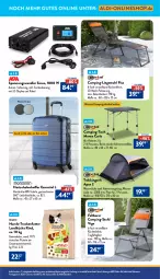 Gazetka promocyjna Aldi Nord - Von Montag - Gazetka - ważna od 09.08 do 09.08.2025 - strona 33 - produkty: aldi, arlo, auto, Bau, dekoration, eis, erde, fernbedienung, gsw, Hartschalenkoffer, koffer, küche, landküche, laufräder, Liege, monte, ndk, reis, rind, rückenlehne, Schal, Schale, stuhl, Ti, tisch, Trekkingzelt, trockenfutter, wasser, Zelt