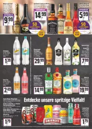 Gazetka promocyjna E Center - Angebote der Woche - Gazetka - ważna od 04.06 do 04.06.2022 - strona 18 - produkty: alkohol, angebot, Apple, baileys, batida, Cap, captain morgan, cocktail, cola, Currant, dry gin, eier, elle, fever-tree, flasche, getränk, getränke, gin, gordon, Gordon’s, irish cream, jack daniel, jack daniel's, johnnie walker, lack, lemonade, limo, london dry, london dry gin, mango, Mixgetränk, mojito, rouge, sac, scotch, scotch whisky, Tanqueray, tee, tennessee whiskey, Ti, tonic, wein, weinbrand, whiskey, whisky