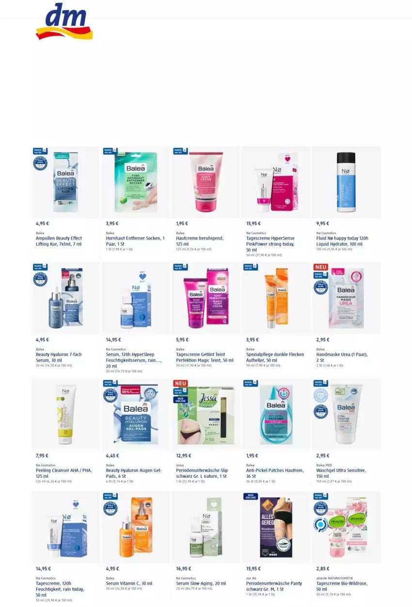 Aktueller Prospekt Dm Drogerie - Prospekte - von 10.03 bis 16.03.2022 - strona 3 - produkty: Alverde, bio, creme, Effect, elle, erde, gin, hyaluron, Maske, natur, panty, Peeling, Persen, rum, Serum, slip, socken, Spezi, tagescreme, Ti, Unterwäsche, vita, Vitamin C, waschgel, Wild