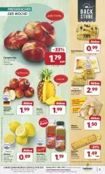 Gazetka promocyjna Combi - Prospekte - Gazetka - ważna od 17.08 do 17.08.2024 - strona 3 - produkty: ananas, angebot, angebote, apfel, Apfelkuchen, Arnica, baguette, beutel, brötchen, eis, flasche, früchte, HP, kracher, kuchen, lebensmittel, pfirsich, pfirsiche, reis, Schal, Schale, smoothie, smoothies, stube, tafeläpfel, telefon, Ti, weizenbrötchen, zitrone, zitronen, ZTE