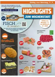 Gazetka promocyjna Vmarkt - Prospekte - Gazetka - ważna od 09.07 do 09.07.2025 - strona 18 - produkty: angebot, angebote, auer, beef, buch, cevapcici, corned beef, Dorade, eis, fisch, fleisch, frischfisch, geschnetzeltes, gewürz, hackfleisch, Hausmacher, Holz, krakauer, küche, kuchen, Küchen, leberwurst, mac, natur, Omep, Rauch, rezept, rind, rinder, rindfleisch, ring, salz, schwein, schweine, Schweinehackfleisch, Ti, wein, weine, wurst, Zelt