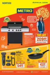 Gazetka promocyjna Metro - NonFood - Gazetka - ważna od 16.03 do 16.03.2022 - strona 1 - produkty: Abtei, angebot, angebote, braun, Brock, edelstahl, eis, elle, gasgrill, grill, grillfläche, grillrost, Kocher, lamm, Metro, Pax, pfanne, reis, schmorpfanne, spülmaschinen, teller, Ti, top-hit, wasser