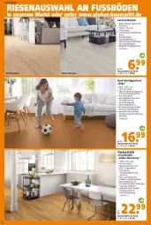 Gazetka promocyjna  - Prospekt für Globus Baumarkt  Achern - Gazetka - ważna od 01.10 do 01.10.2022 - strona 12 - produkty: Bau, eis, elle, Fertigparkett, lack, laminat, laminatboden, latte, reis, Schal, Ti, vinylboden, wasser