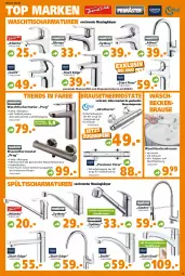 Gazetka promocyjna  - Prospekt für Globus Baumarkt  Achern - Gazetka - ważna od 01.10 do 01.10.2022 - strona 15 - produkty: adapter, armatur, armaturen, body, brause, handbrause, schlauch, Spültischarmatur, thermostat, Ti, tisch, wandhalterung, Wanne, waschbecken, waschtisch, waschtischarmatur, wasser