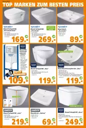 Gazetka promocyjna  - Prospekt für Globus Baumarkt  Achern - Gazetka - ważna od 01.10 do 01.10.2022 - strona 16 - produkty: armatur, auto, Bau, Brei, eis, ente, garnitur, reis, spülung, Ti, tisch, Wand-Tiefspül-WC, waschtisch, waschtischarmatur, wc-sitz