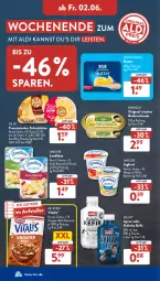 Gazetka promocyjna AldiSud - NÄCHSTE WOCHE - Gazetka - ważna od 03.06 do 03.06.2023 - strona 35 - produkty: aldi, Ayran, Becher, butter, Butterschmalz, Dr. Oetker, eis, elle, flasche, fol epi, gin, gouda, joghur, joghurt, Käse, Kefir, kerrygold, knusper-müsli, landkäse, landliebe, landliebe joghurt, malz, mango, Müller, müsli, ndk, reis, Schmalz, schnittkäse, teller, Ti, tisch, vita, vitalis, weihenstephan