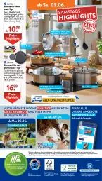 Gazetka promocyjna AldiSud - NÄCHSTE WOCHE - Gazetka - ważna od 03.06 do 03.06.2023 - strona 48 - produkty: aldi, alle artikel ohne dekoration, angebot, angebote, Crofton, dekoration, dell, drucker, edelstahl, Edelstahl-Pfanne, eis, elle, Engel, gin, herdarten, kerze, lebensmittel, LG, Mode, papier, pfanne, reis, spülmaschinen, Ti, topf, ZTE