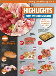 Gazetka promocyjna Vmarkt - Prospekte - Gazetka - ważna od 24.01 do 24.01.2024 - strona 18 - produkty: auer, brot, buch, butter, buttermilch, eis, emmentaler, fleisch, Hausmacher, Holz, je 500-g-brot, kochschinken, krakauer, leberwurst, LG, mac, mehl, Mett, mettwurst, milch, natur, panna cotta, Rauch, ring, schinken, schwein, schweine, schweinefleisch, steak, tee, Ti, wein, weine, weizenmehl, wurst