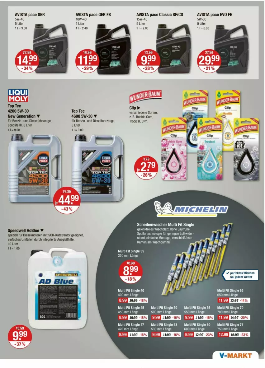 Aktueller Prospekt Vmarkt - Prospekte - von 14.03 bis 20.03.2024 - strona 19 - produkty: adblue, Diesel, longlife, ring, spee, Spezi, tee, Ti