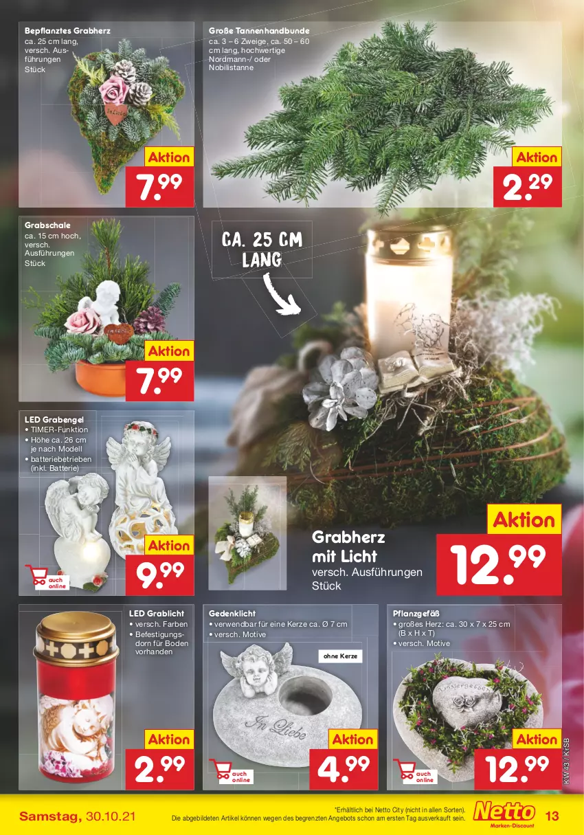 Aktueller Prospekt Netto Marken-Discount - Filial Angebote - von 25.10 bis 30.10.2021 - strona 13