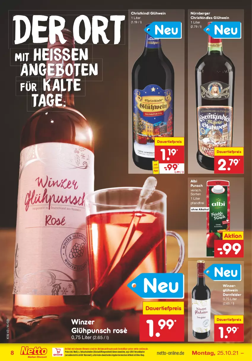 Aktueller Prospekt Netto Marken-Discount - Filial Angebote - von 25.10 bis 30.10.2021 - strona 8