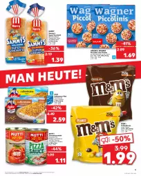 Gazetka promocyjna Kaufland - Umschlag - Gazetka - ważna od 21.08 do 21.08.2024 - strona 3 - produkty: angebot, angebote, basilikum, bio, brot, eis, filet, fisch, fleisch, frucht, fruchtfleisch, gin, iglo, korn, linsen, Mutti, Ofen, original wagner, piccolinis, pizza, reis, sandwich, sauce, schlemmer-filet, schoko, Schokolinsen, steinofen, Ti, toast, Toastbrot, tomate, tomaten, wagner, ZTE