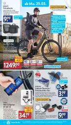 Gazetka promocyjna Aldi Nord - Von Montag - Gazetka - ważna od 30.03 do 30.03.2024 - strona 16 - produkty: akku, aldi, batterie, batterien, bürste, bürsten, dell, E-Bike, einhell, eis, elle, Fahrrad, Fahrradtasche, gabel, Kugel, Lampe, Laufen, LG, luftmatratze, matratze, matratzen, Mode, ndk, nexus, nuss, reifen, reis, rel, Ria, rücklicht, rum, Schal, Schale, schrauben, Schraubendreher, schultergurt, shimano, Tasche, Ti, werkzeug, werkzeuge